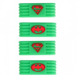 Ring Sujeta Grip Verde Batman-Superman (2 Unidades)