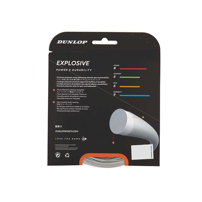 Cordaje Dunlop Explosive 1.25 mm por solo 4,95 €. Comprar Online