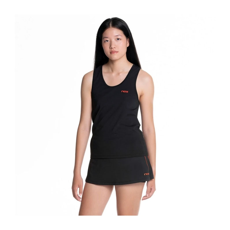 Falda Nox Team Negra  ⭐️ Mejores Ofertas En Moda Padel