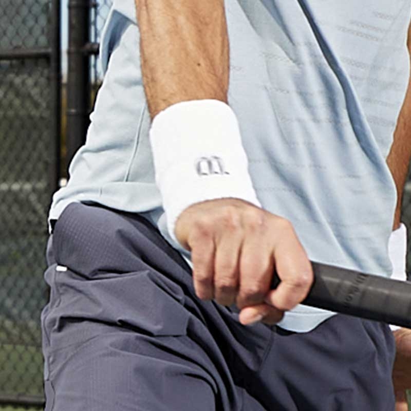 Mantén a Raya el Sudor con las Muñequeras Muñequeras Wilson Blancas...