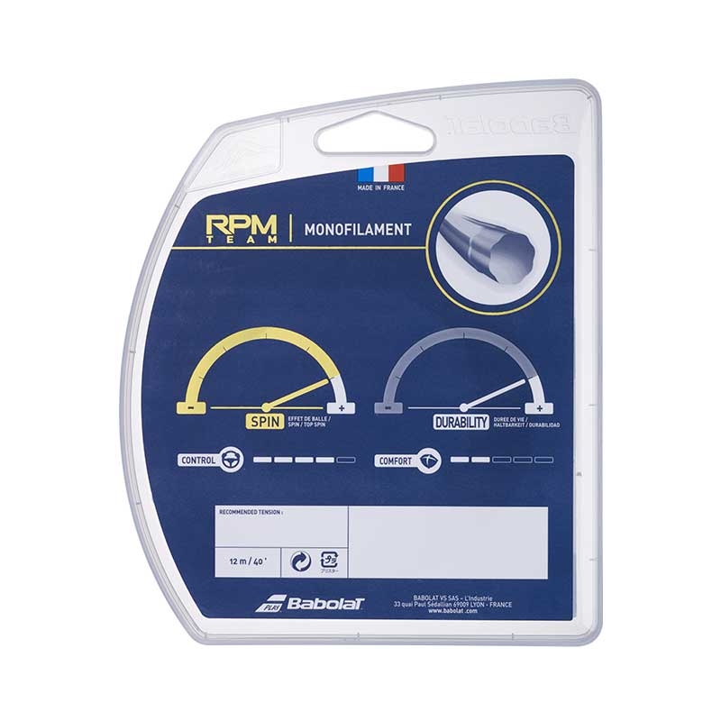Cordaje Babolat RPM Team Spin por solo 19,95 €. Comprar Online
