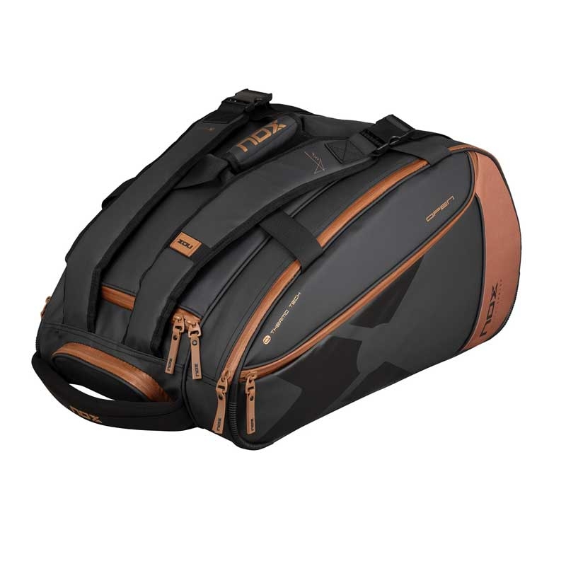 Nox Luxury Open Series Black Brown Tu Complemento de Padel Perfecto.
