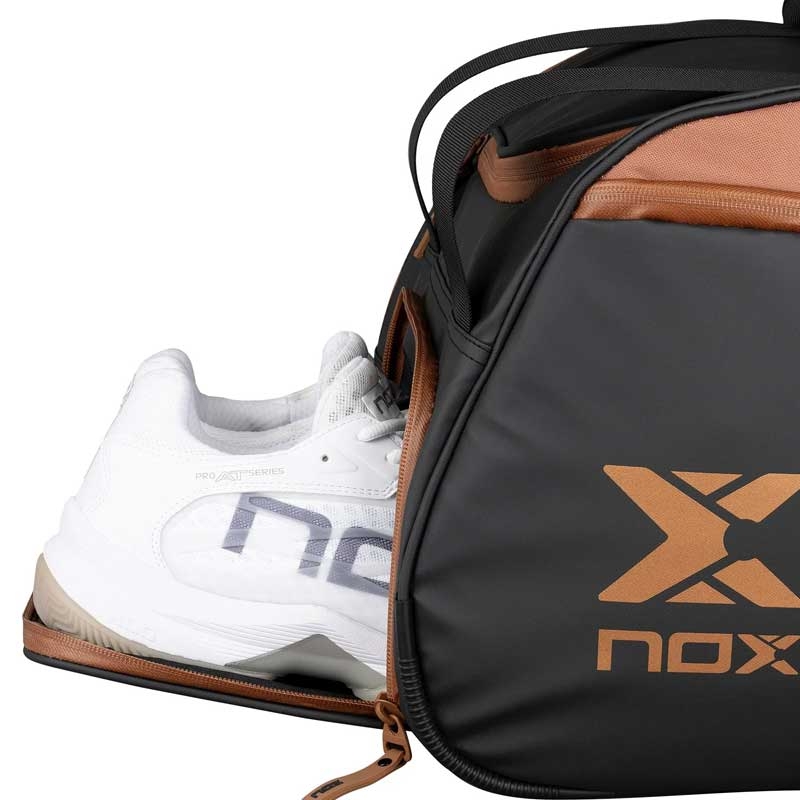 Nox Luxury Open Series Black Brown Tu Complemento de Padel Perfecto.