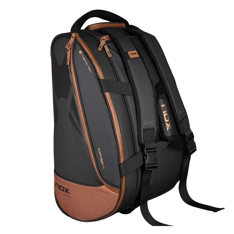 Nox Luxury Open Series Black Brown Tu Complemento de Padel Perfecto.