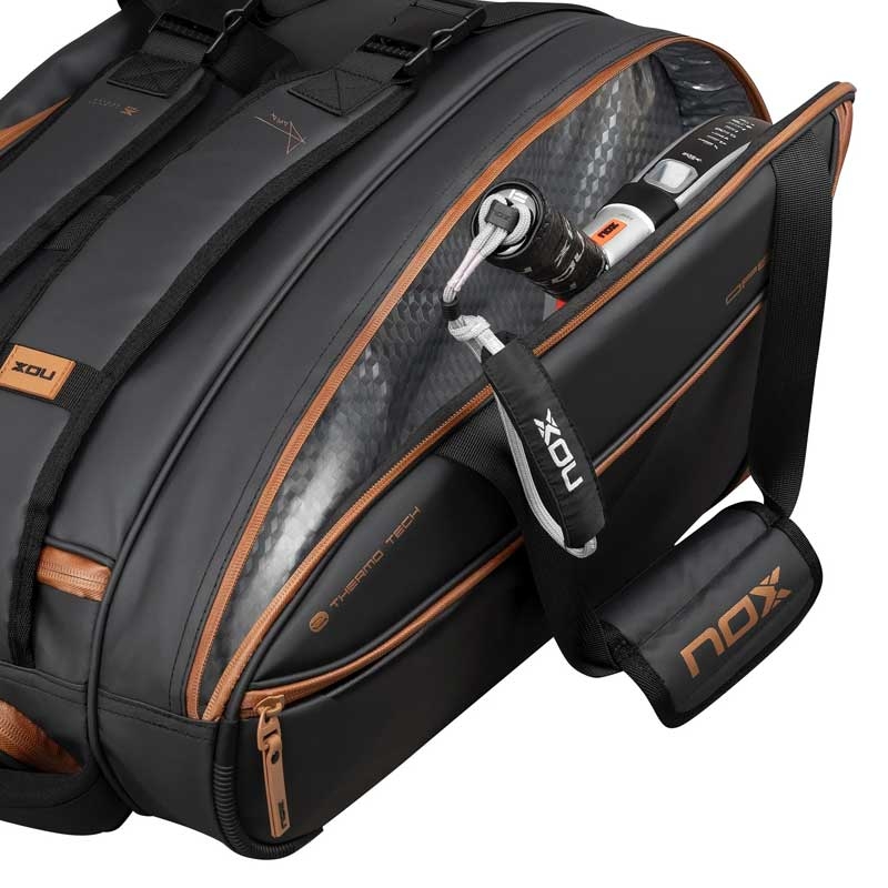 Nox Luxury Open Series Black Brown Tu Complemento de Padel Perfecto.