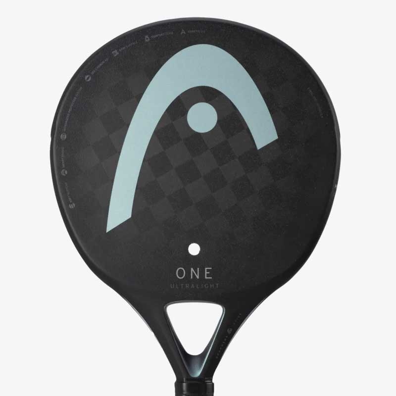 Pala Head One Ultralight Negra Potencia y Control en Areapadel