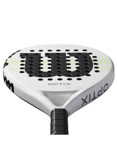 Wilson Optix White | Pala de Pádel con Control y Precisión