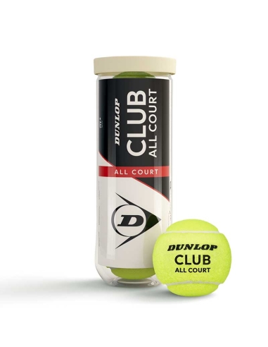 Cajon Dunlop Club All Court - Pelotas versátiles y duraderas