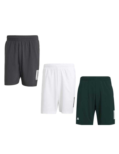 Short Adidas Club 3STR disponible en tres colores