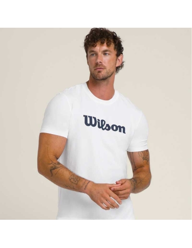 Camiseta Wilson Easy Street Blanca | Textil Pádel Hombre