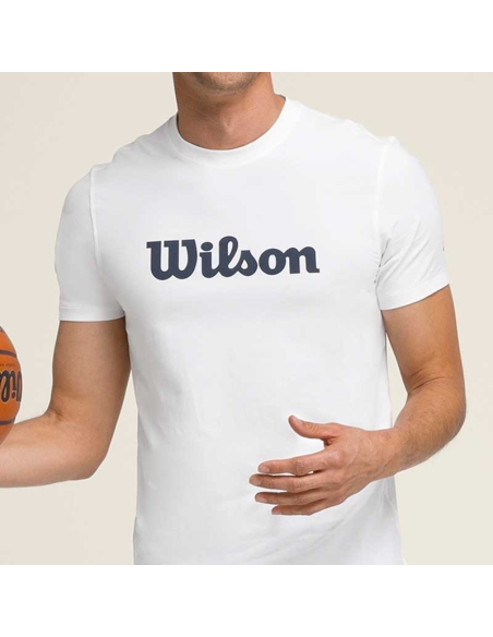 Camiseta Wilson Easy Street Blanca | Textil Pádel Hombre