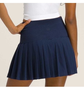 Falda Wilson WW00160331 Marina – Textil pádel chica técnica y cómoda