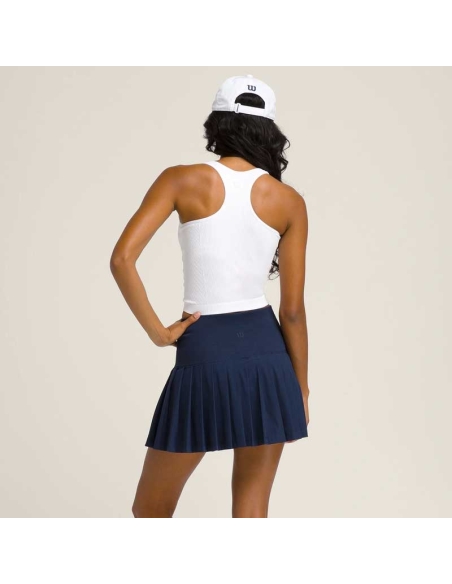 Falda Wilson WW00160331 Marina – Textil pádel chica técnica y cómoda