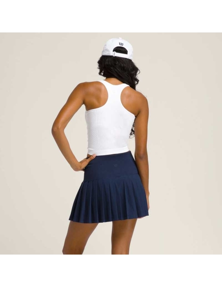 Falda Wilson WW00160331 Marina – Textil pádel chica técnica y cómoda