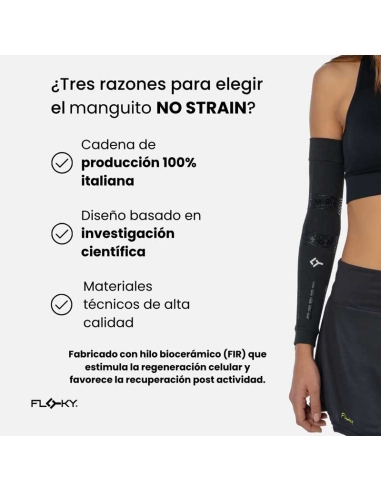Manguitos Floky No Strain – Protección biomecánica avanzada