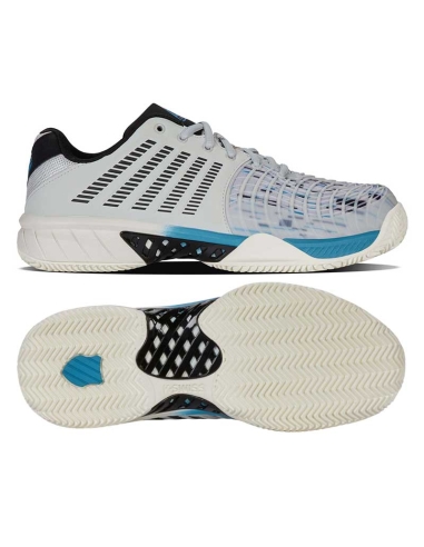 Zapatillas K-Swiss Express Light 3 08900-026 en acción sobre pista de pádel.