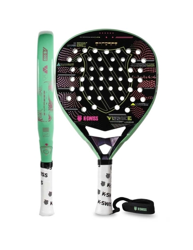 Pala K‑Swiss Express Light La versión más ligera: 350‑360 g Toque excepcionalmente cómodo y defensivo