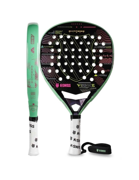 Pala K‑Swiss Express Light La versión más ligera: 350‑360 g Toque excepcionalmente cómodo y defensivo