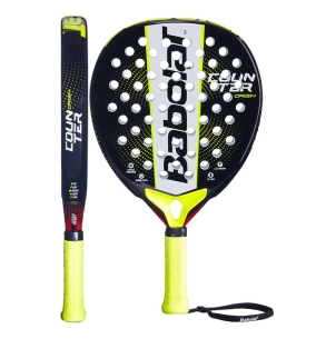 Pala Babolat Counter Origin, diseñada para el jugador contraatacante que busca el máximo control desde el fondo de la pista.