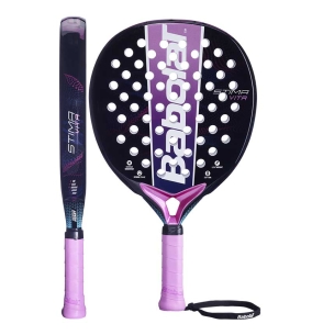 Pala Babolat Stima Vita, diseñada para jugadoras contraatacantes que buscan ligereza, control y comodidad.