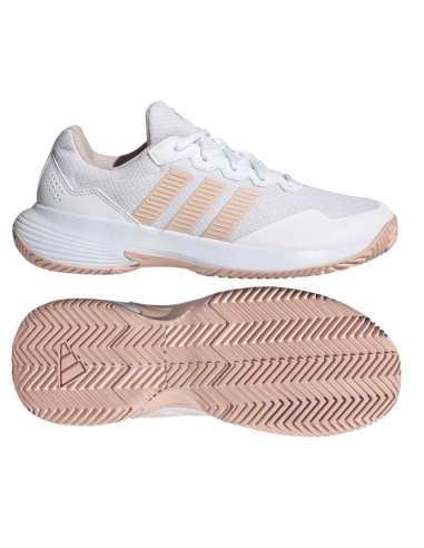 Zapatillas Adidas GameCourt 2 W, diseñadas para ofrecer comodidad, estilo y rendimiento en la pista.