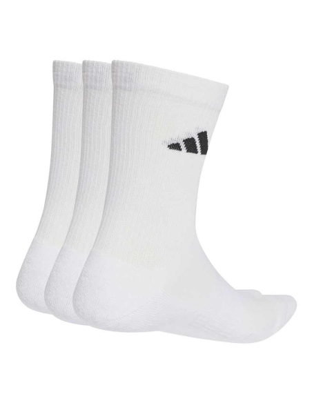 Calcetín C Ess Crw 3p de Adidas, pack de 3 unidades de calcetines deportivos clásicos con confort.