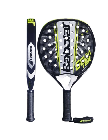 Pala Babolat Counter Veron 2.6, diseñada para jugadores que controlan el ritmo del partido desde el fondo de la pista.