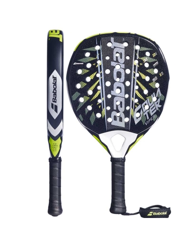 Pala Babolat Counter Viper 2.6, perfecta para jugadores que dominan el juego desde el fondo con precisión y potencia .