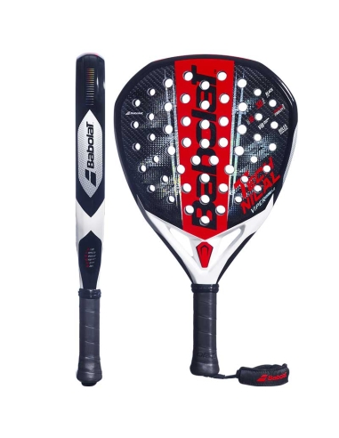 Pala Babolat Technical Viper Soft 3.0, potencia explosiva con tacto más suave. Ideal para jugadores agresivos.