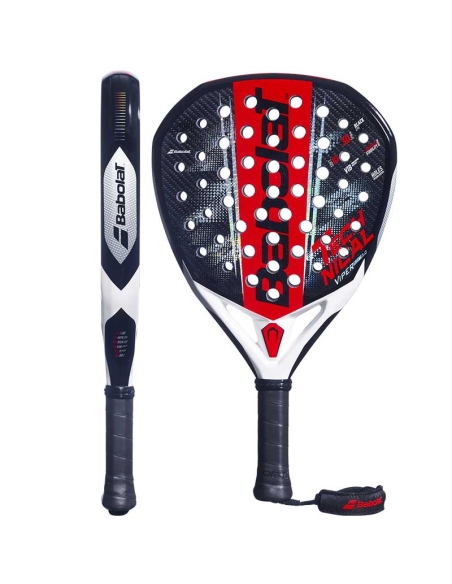 Pala Babolat Technical Viper Soft 3.0, potencia explosiva con tacto más suave. Ideal para jugadores agresivos.