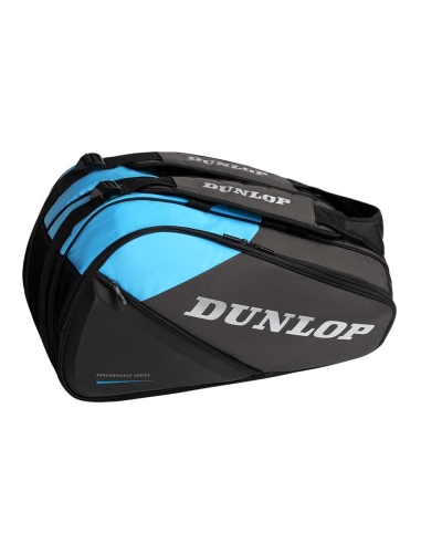El paletero Dunlop FX Performance combina capacidad máxima, comodidad superior y un diseño profesional para jugadores exigentes.