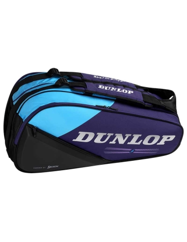 Raquetero Dunlop FX Performance – Bolsa de tenis para 8 raquetas, resistente, cómoda y con diseño moderno