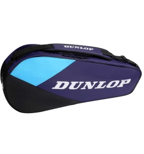 Raquetero Dunlop FX Club – Bolsa de tenis compacta para 3 raquetas, diseño deportivo y gran comodidad