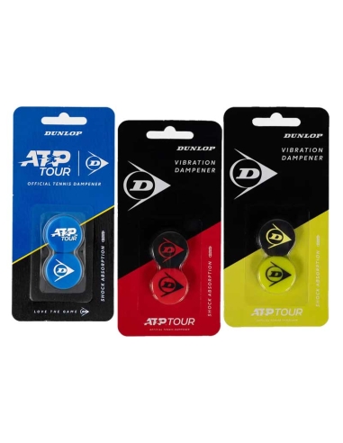 Antivibradores Dunlop ATP Tour en goma siliconada
